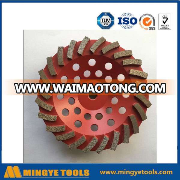 Red Diamond Cup Wheel for Grinding Stone / Marble